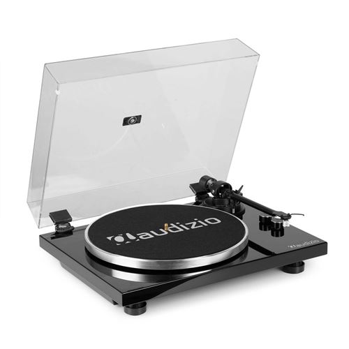 Audizio Toledo - Platine Vinyle HiFi Premium Sortie Bluetooth - Noire, Cellule Audio Technica État correct N/A reconditionné disponible sur Fnac
