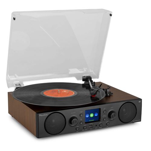 Audizio Tulsa Platine Vinyle Bluetooth, Lecteur Vinyles avec Radio FM/DAB Plus État correct N/A reconditionné disponible sur Fnac