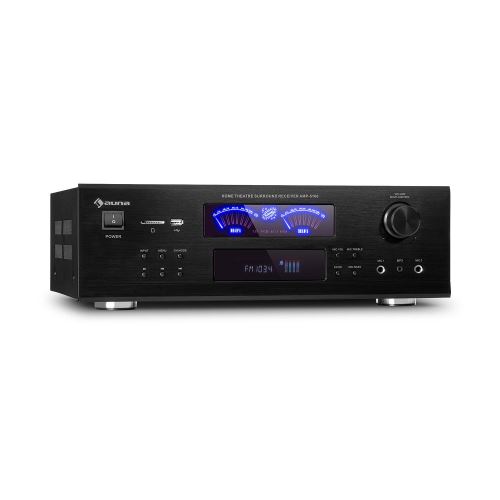 auna AMP 5100 BT Amplificateur stereo Bluetooth 5.1 - USB - SD - AUX - 2x 120W + 3x 50W RMS - Noir État correct N/A reconditionné disponible sur Fnac