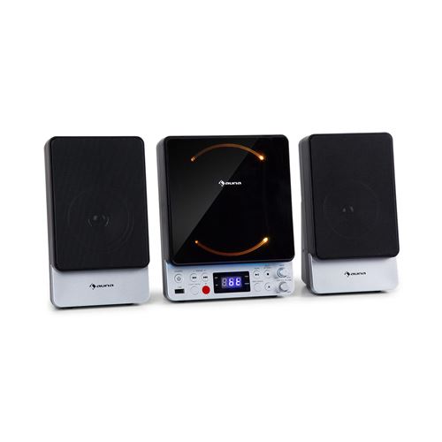 auna Microstar Sing - Micro chaîne avec système karaoké , lecteur CD , Bluetooth & USB , télécommande - Noir État correct reconditionné disponible sur Fnac