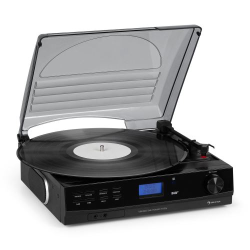 auna TT-186 Platine vinyle 2 vitesses préamplifiée avec fonction Bluetooth - radio FM DAB DAB+ - noir État correct N/A reconditionné disponible sur Fnac