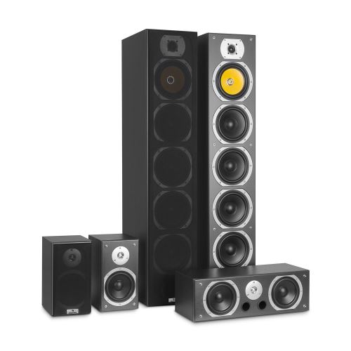 auna V9B Pack 5 enceintes HiFi home cinema son surround 88dB 440W RMS - noir État correct N/A reconditionné disponible sur Fnac