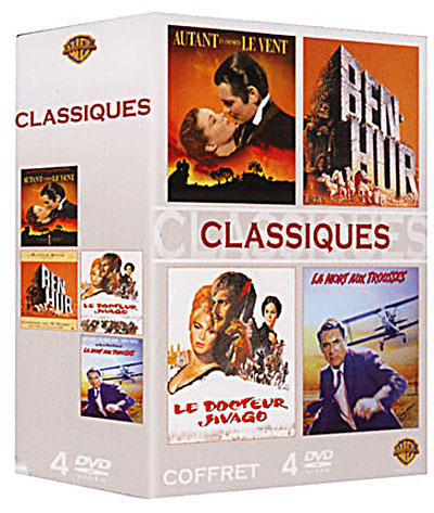 Autant en emporte le vent - Ben-Hur - Le Docteur Jivago - La mort aux trousses État correct reconditionné disponible sur Fnac