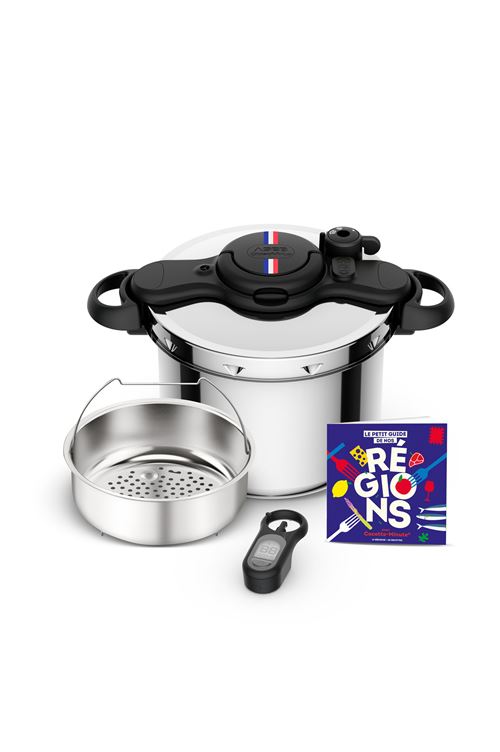 Autocuiseur Seb Cocotte-minute 9L ClipsoMinut'' « Cocotte de vos régions » P4624907 Noir Argent État correct SEB reconditionné disponible sur Fnac