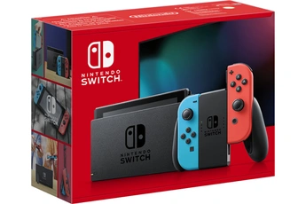 avec paire de Joy-Con Rouge et Bleu Neon V3 Très bon état Nintendo reconditionné disponible sur Darty