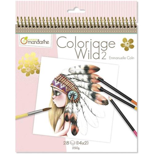 AVENMARD CARNET DE COLORIAGE WILD 2 État correct N/A (je n'ai pas pu déterminer avec certitude reconditionné disponible sur Fnac