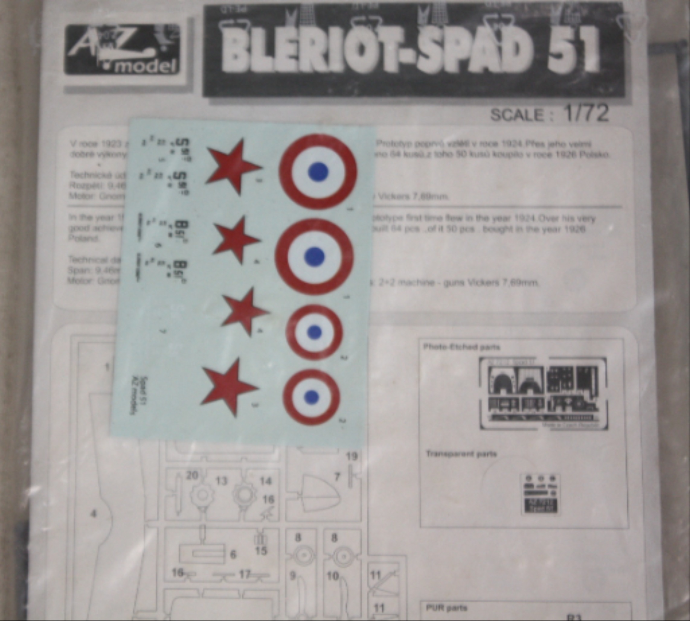 Voir photo 2 de AZ Model BLERION-SPAD 51 AZ Model BLERION-SPAD 51 Très bon état reconditionné photo 2