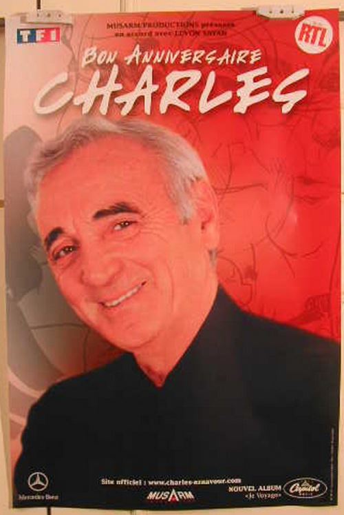 Acheter Aznavour Charles - 80x120 cm - AFFICHE / POSTER État correct - 17,99 € Aznavour Charles - 80x120 cm - AFFICHE / POSTER État correct N/A reconditionné disponible sur Fnac