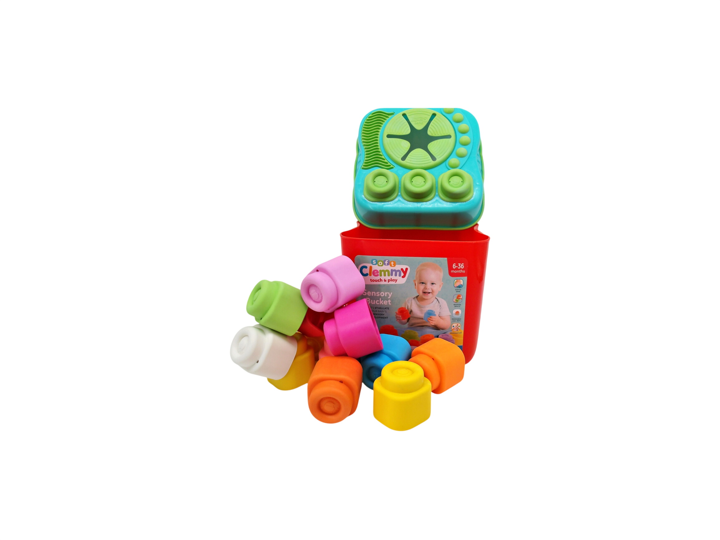 Acheter Baby Clemmy - Panier d'activités - 15 cubes souples Très bon état - 11,90 € Baby Clemmy - Panier d'activités - 15 cubes souples Très bon état reconditionné disponible sur Label Emmaüs