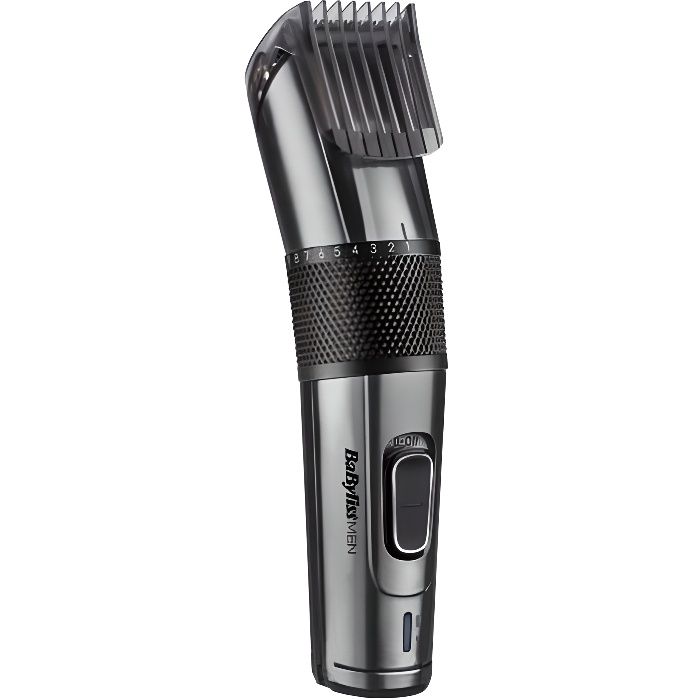 BaByliss - E978E - Tondeuse cheveux Carbon Titanium pour des performances sur cheveux et barbes long - Excellent état Parfait état - 25,65 € BaByliss - E978E - Tondeuse cheveux Carbon Titanium pour des performances sur cheveux et barbes long - Excellent état Parfait état BaByliss reconditionné disponible sur Pixmania
