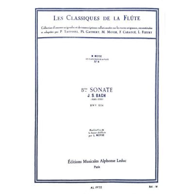 Acheter Bacj Jean Sébastien - Sonate No5 BWV1034 en mi mineur --- Flûte traversière et piano État correct - 29,78 € Bacj Jean Sébastien - Sonate No5 BWV1034 en mi mineur --- Flûte traversière et piano État correct reconditionné disponible sur Fnac