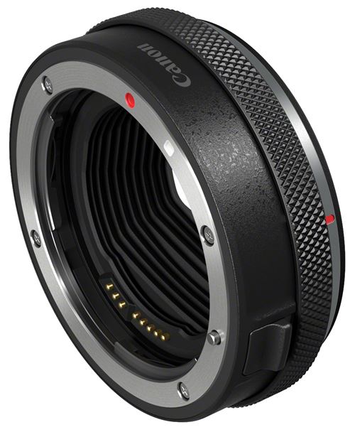 Bague d'adaptation Canon pour objectif EF et EF-S avec Bague de contrôle sur boitier EOS R État correct reconditionné disponible sur Fnac