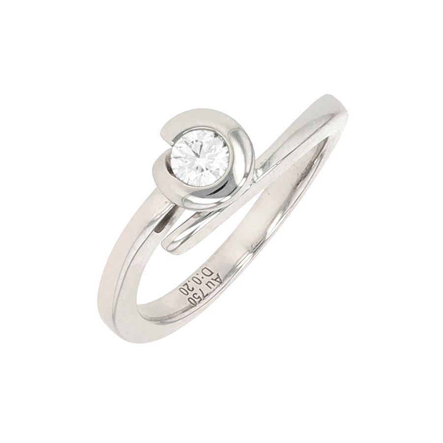 Bague diamant 0.20 Parfait état - 1270,00 € Bague diamant 0.20 Parfait état reconditionné disponible sur Gemme Les Bijoux