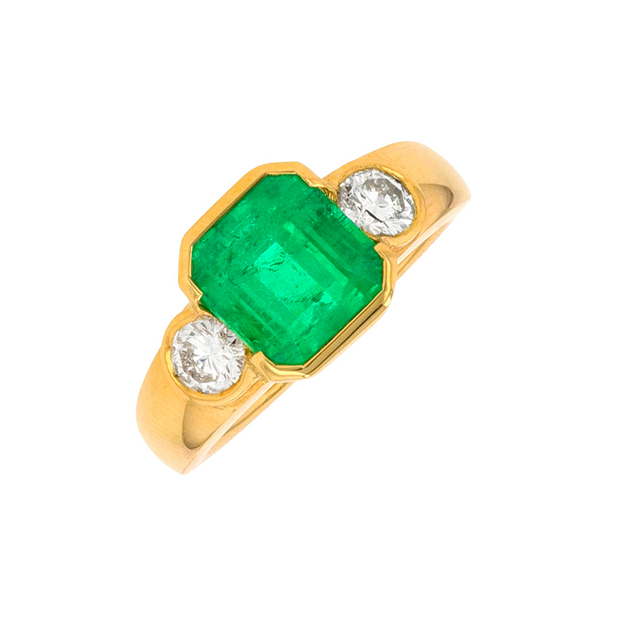 Acheter Bague émeraude 2.53 Parfait état - 5200,00 € Bague émeraude 2.53 Parfait état reconditionné disponible sur Gemme Les Bijoux