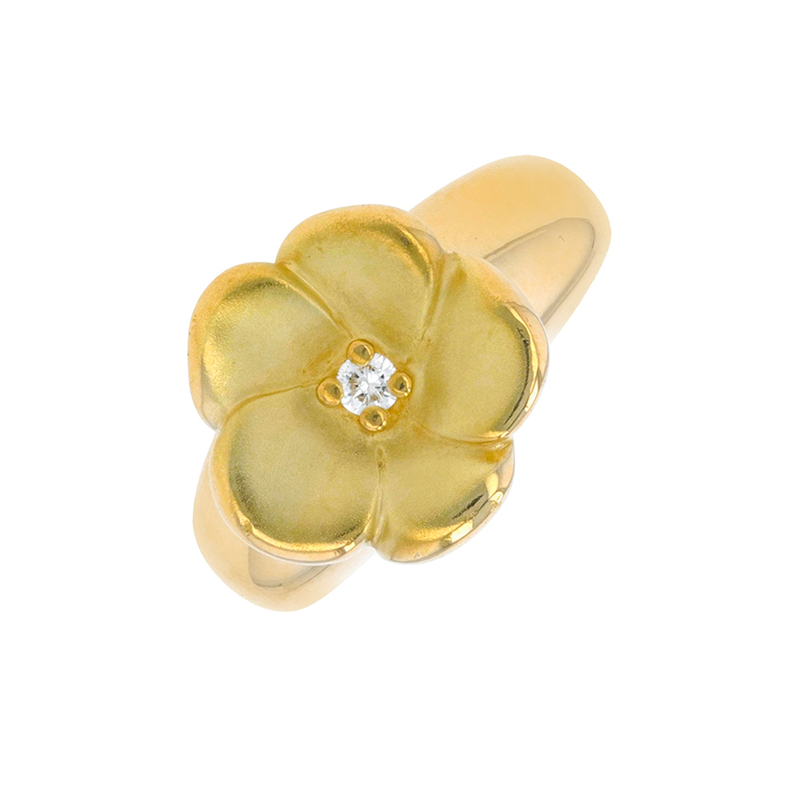 Acheter Bague fleur diamant Parfait état - 3500,00 € | Dero Bague fleur diamant Parfait état reconditionné disponible sur Gemme Les Bijoux | Dero