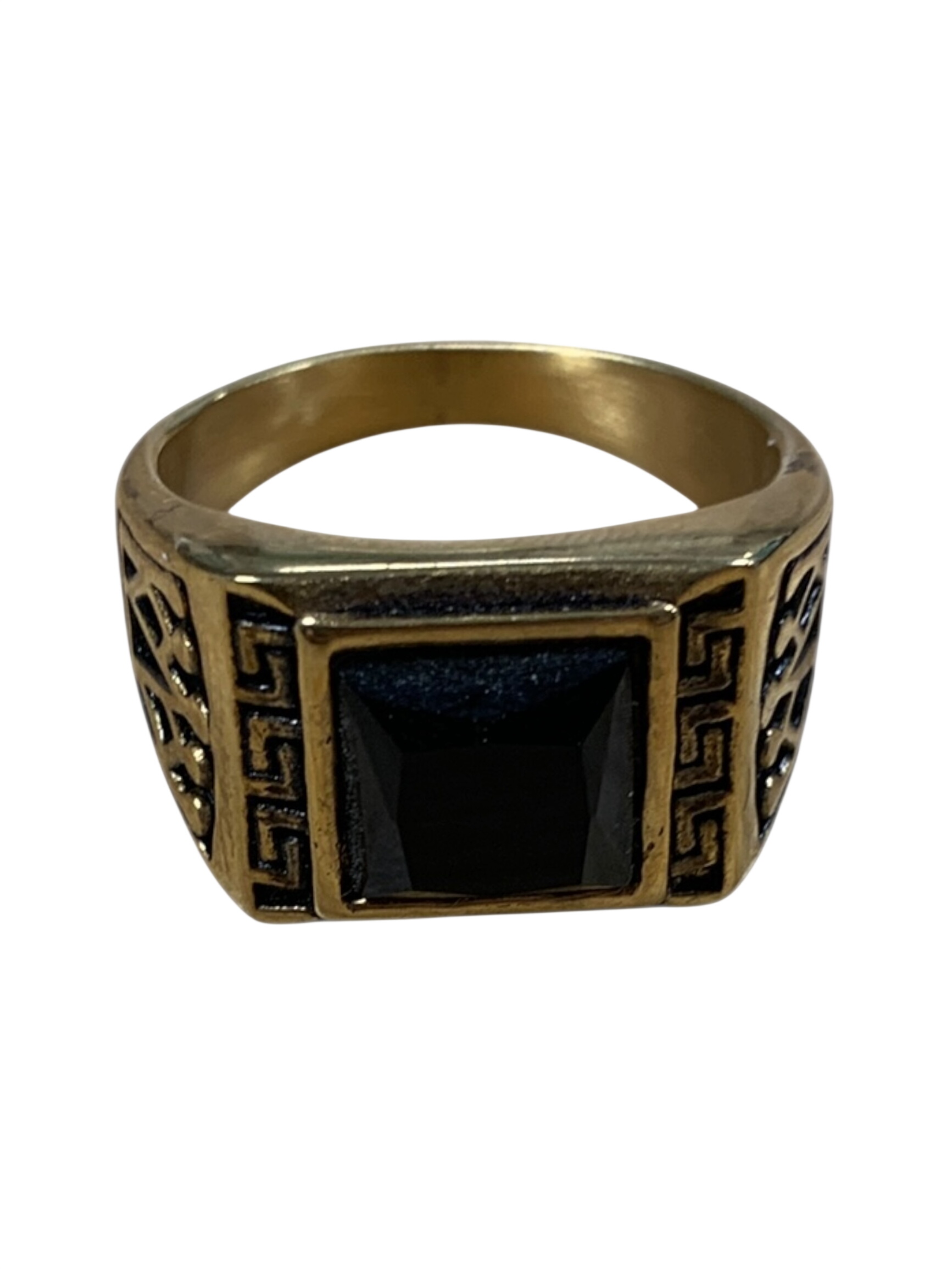 Bague Homme, métal dorée Bon état - 10,00 € Bague Homme, métal dorée Bon état reconditionné disponible sur Label Emmaüs