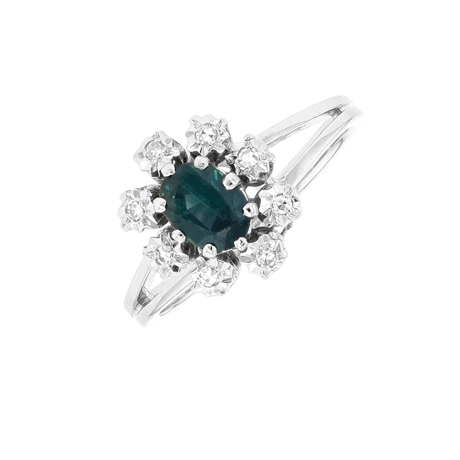 Bague marguerite Parfait état - 900,00 € Bague marguerite Parfait état reconditionné disponible sur Gemme Les Bijoux