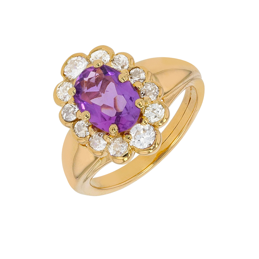 Bague marguerite Parfait état - 2100,00 € Bague marguerite Parfait état reconditionné disponible sur Gemme Les Bijoux | Dero