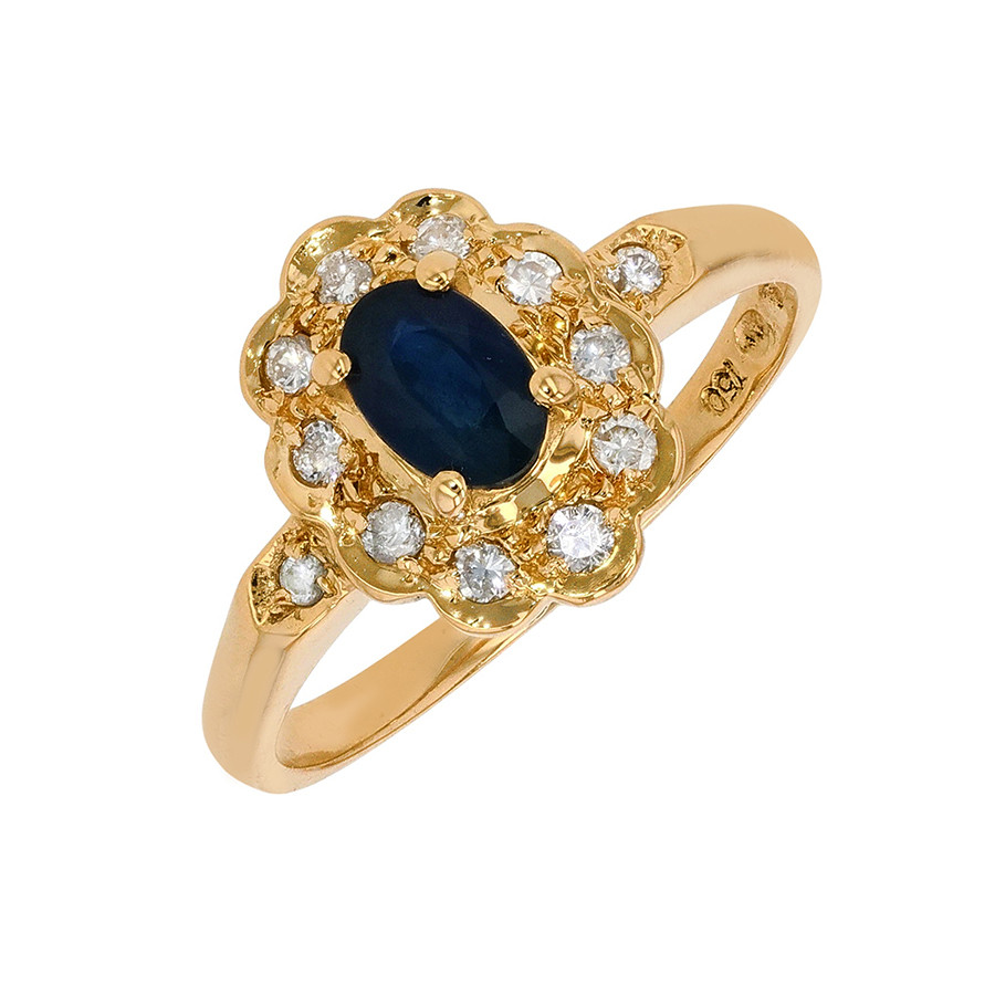 Bague marguerite Parfait état - 1100,00 € Bague marguerite Parfait état reconditionné disponible sur Gemme Les Bijoux