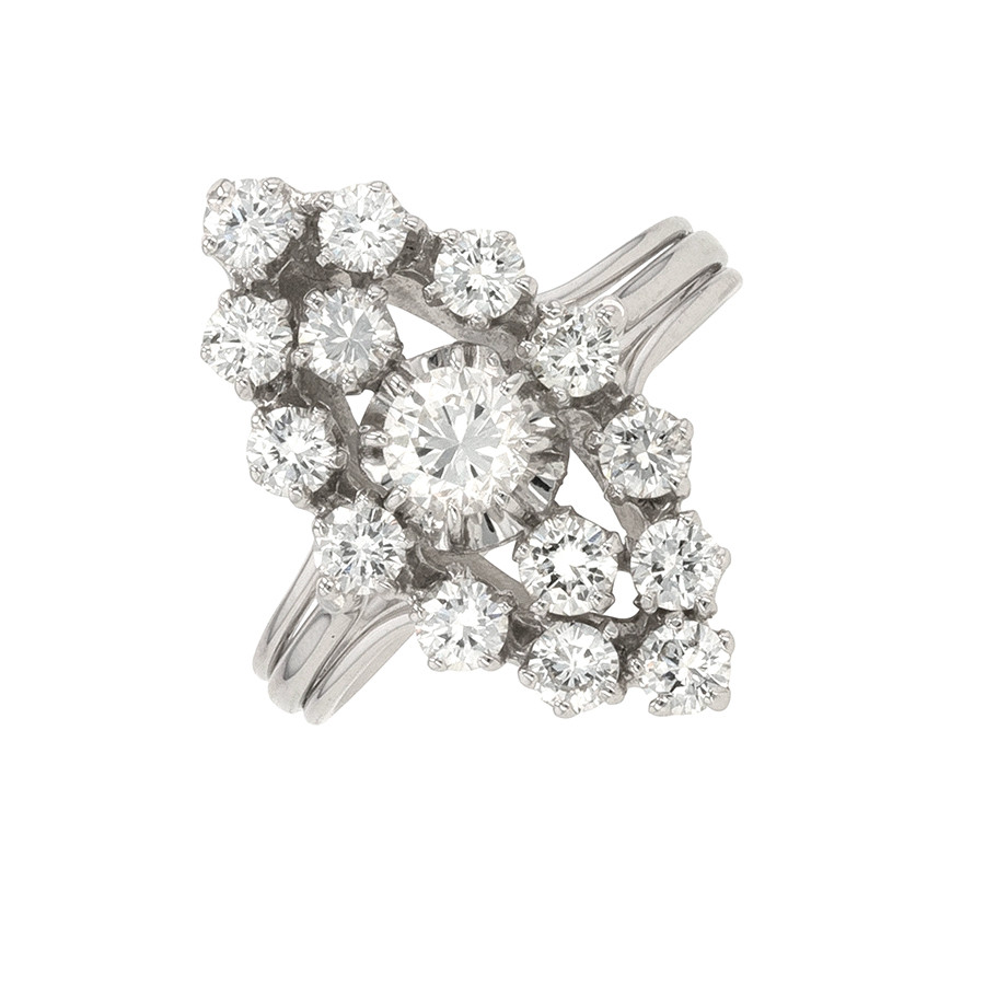 Bague marquise Parfait état - 2000,00 € Bague marquise Parfait état reconditionné disponible sur Gemme Les Bijoux