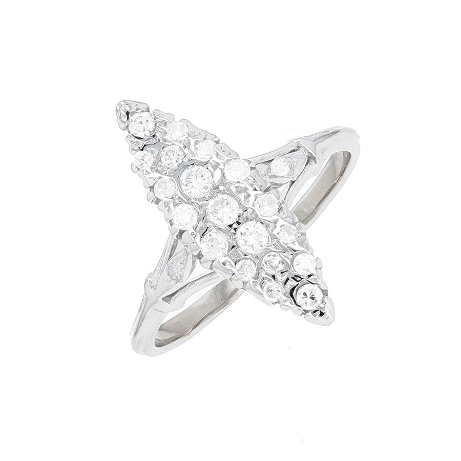Bague marquise Parfait état - 1150,00 € Bague marquise Parfait état reconditionné disponible sur Gemme Les Bijoux