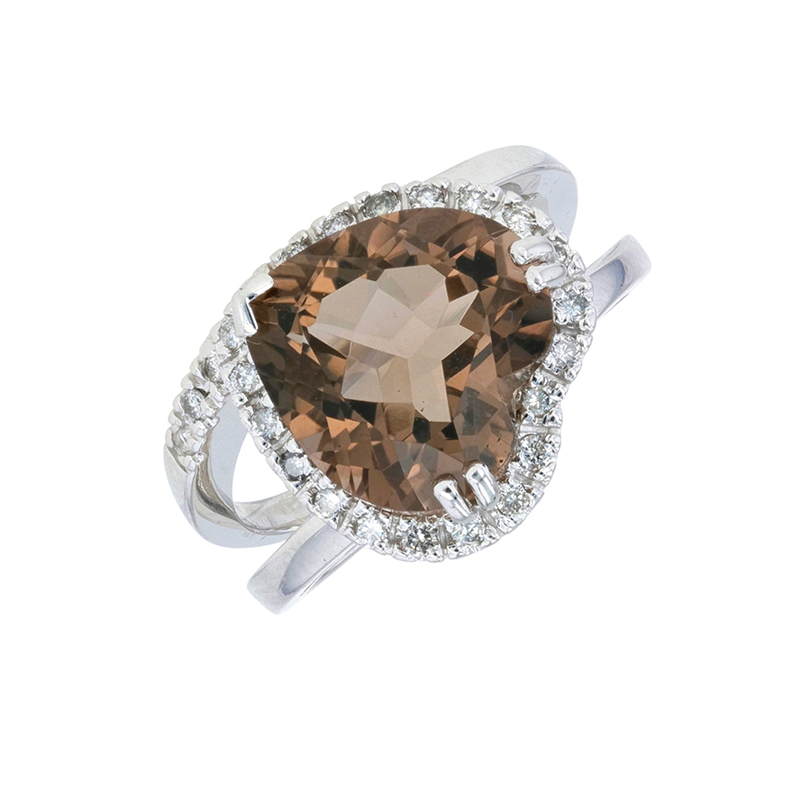 Bague quartz fumé Parfait état - 1700,00 € Bague quartz fumé Parfait état reconditionné disponible sur Gemme Les Bijoux