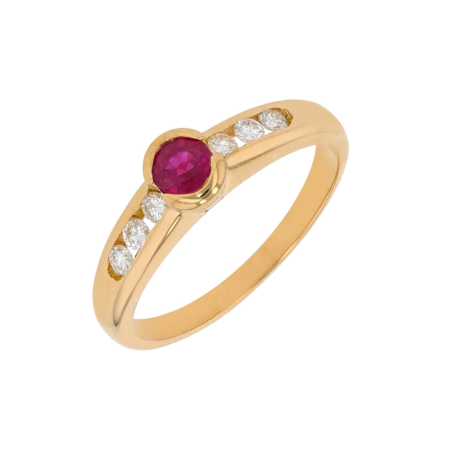 Bague rubis 0.45 Parfait état - 1100,00 € Bague rubis 0.45 Parfait état reconditionné disponible sur Gemme Les Bijoux | Dero