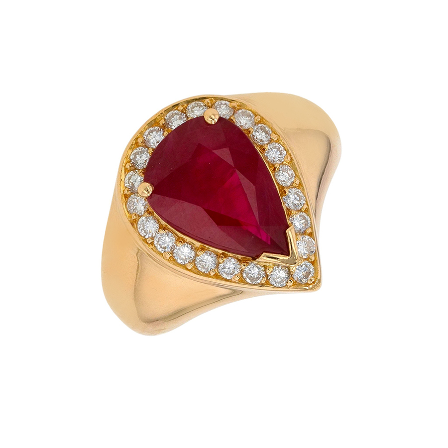 Bague rubis 3.64 Parfait état - 3800,00 € Bague rubis 3.64 Parfait état reconditionné disponible sur Gemme Les Bijoux