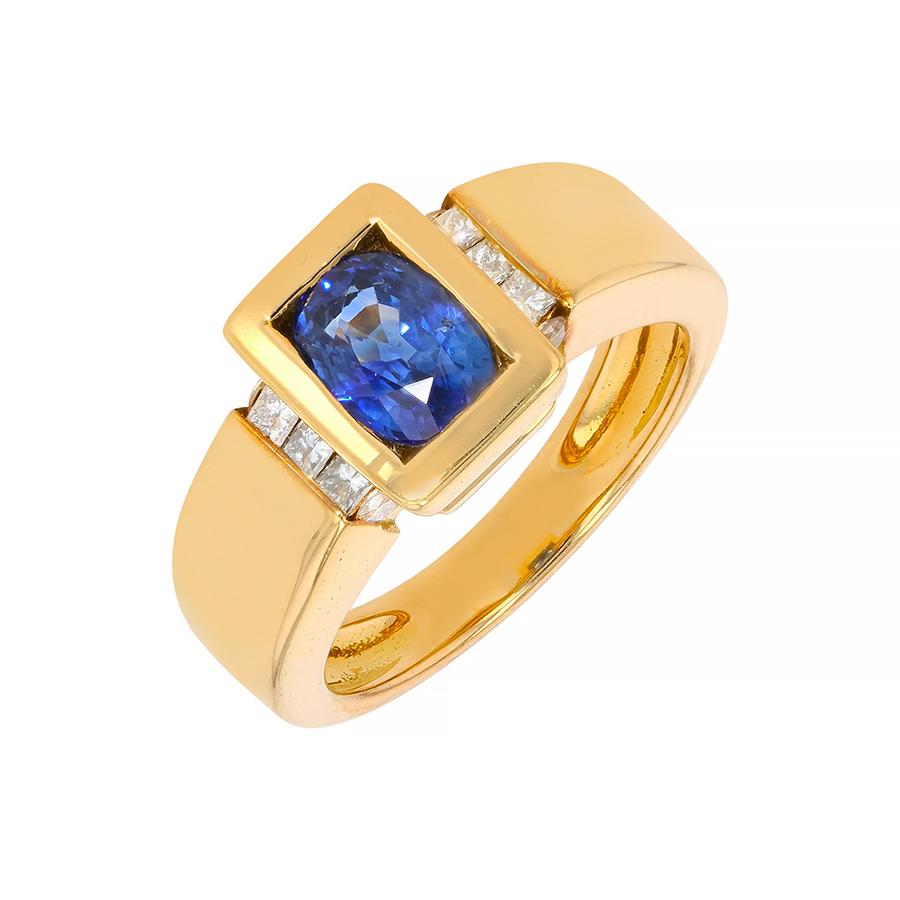 Bague saphir 1.51 Parfait état - 2950,00 € Bague saphir 1.51 Parfait état reconditionné disponible sur Gemme Les Bijoux