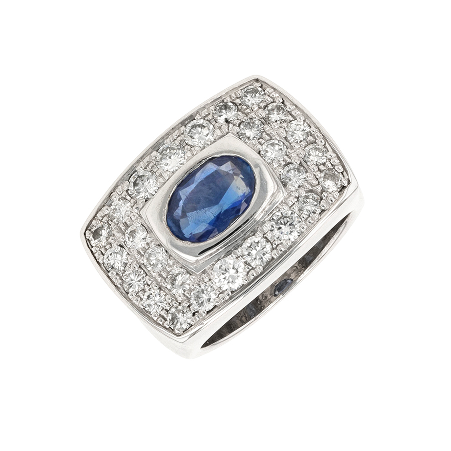 Bague saphir 1.51 Parfait état - 4600,00 € Bague saphir 1.51 Parfait état reconditionné disponible sur Gemme Les Bijoux