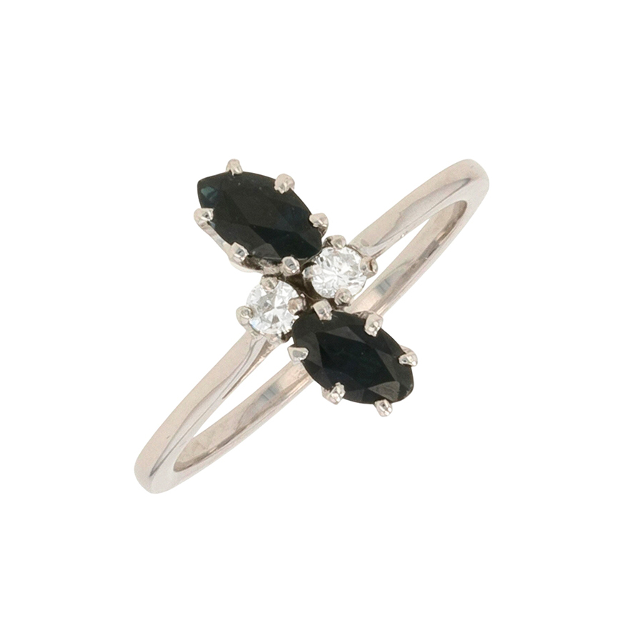 Bague saphirs 0.40 Parfait état - 680,00 € Bague saphirs 0.40 Parfait état reconditionné disponible sur Gemme Les Bijoux