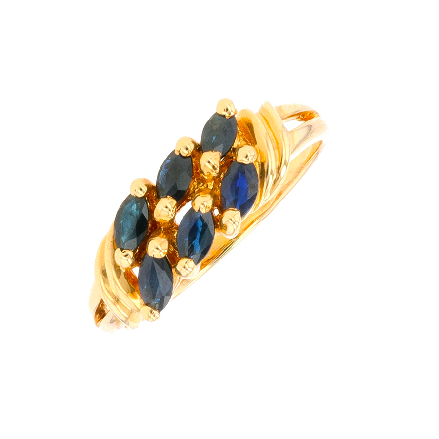 Bague saphirs 0.60 Parfait état - 650,00 € Bague saphirs 0.60 Parfait état reconditionné disponible sur Gemme Les Bijoux