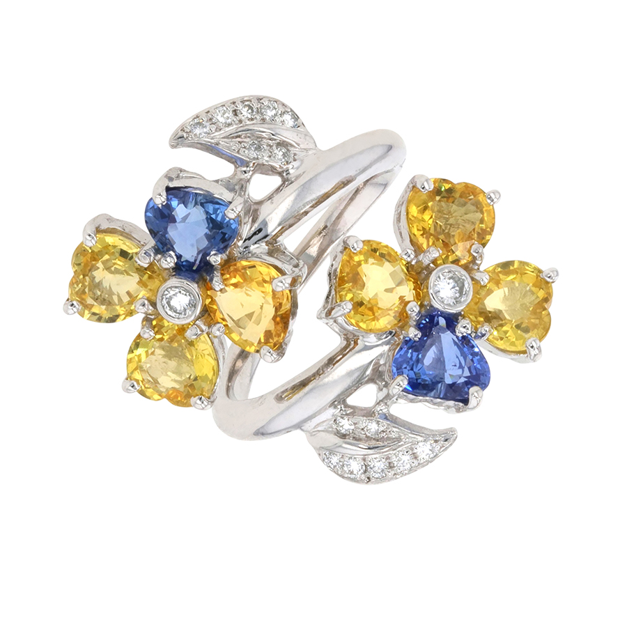 Bague saphirs 7.28 Parfait état - 3850,00 € Bague saphirs 7.28 Parfait état reconditionné disponible sur Gemme Les Bijoux