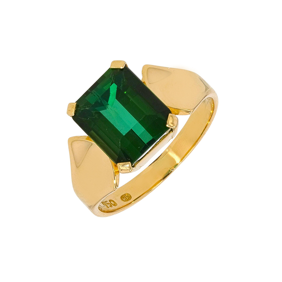 Bague tourmaline Parfait état - 1650,00 € Bague tourmaline Parfait état reconditionné disponible sur Gemme Les Bijoux
