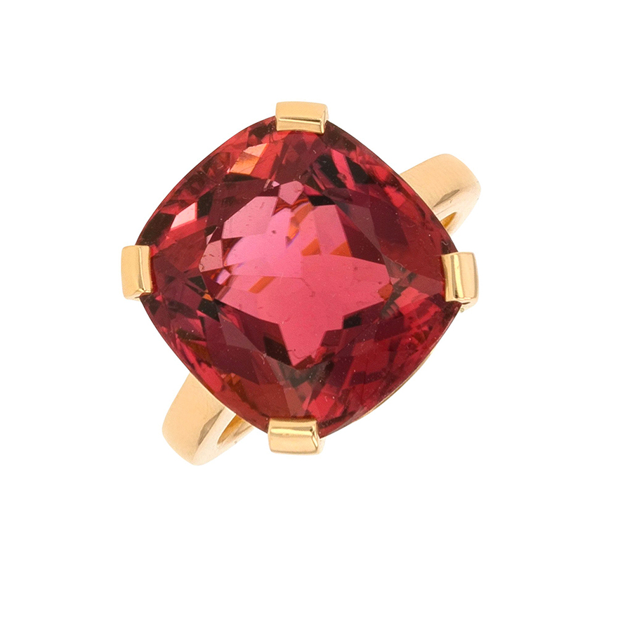 Bague tourmaline Parfait état - 4833,33 € Bague tourmaline Parfait état reconditionné disponible sur Gemme Les Bijoux