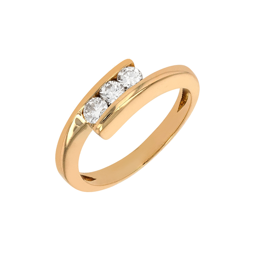 Bague trilogie Parfait état - 990,00 € Bague trilogie Parfait état reconditionné disponible sur Gemme Les Bijoux