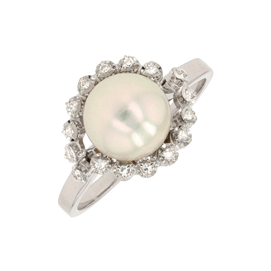 Bague vintage perle Parfait état - 980,00 € Bague vintage perle Parfait état reconditionné disponible sur Gemme Les Bijoux | Dero