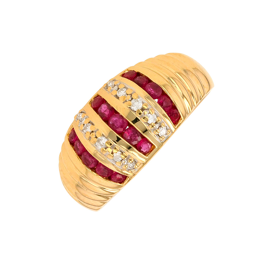 Bague vintage rubis Parfait état - 1500,00 € Bague vintage rubis Parfait état reconditionné disponible sur Gemme Les Bijoux