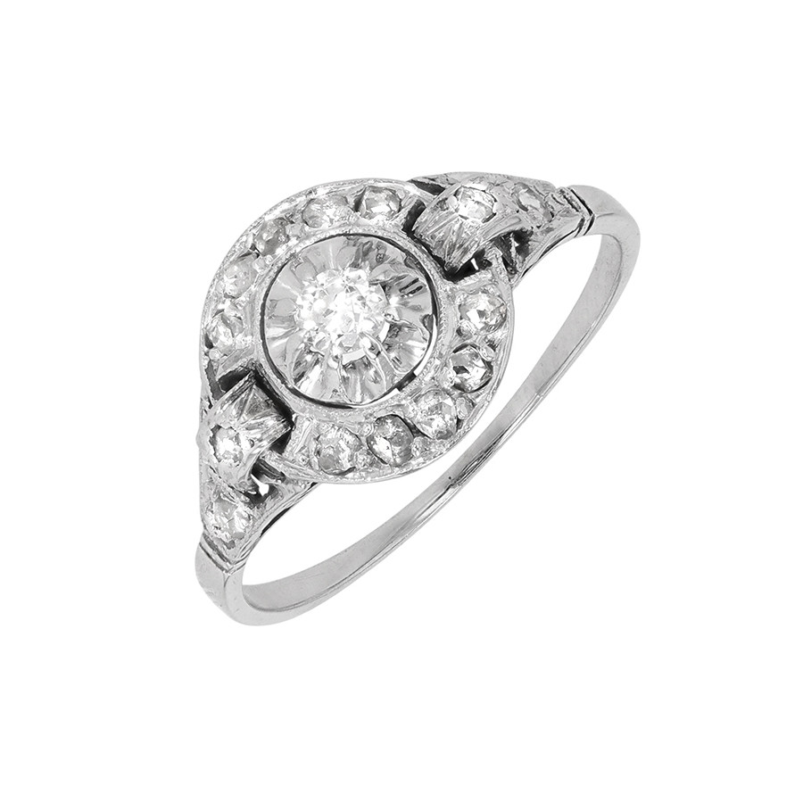 Bague vintage Parfait état - 750,00 € Bague vintage Parfait état reconditionné disponible sur Gemme Les Bijoux