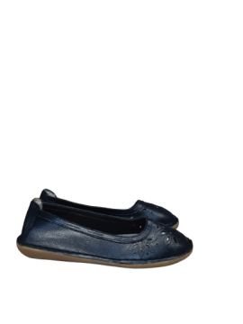 Ballerines cuir bleu marine SweatR de seconde main Très bon état - 10,00 € Ballerines cuir bleu marine SweatR de seconde main Très bon état N/A reconditionné disponible sur Claquettes Market