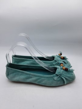Acheter Ballerines REQINS bleues de seconde main - 20,00 € Ballerines REQINS bleues de seconde main Reqins reconditionné disponible sur Claquettes Market