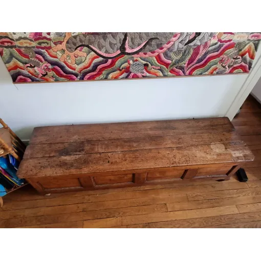 Banc Coffre Ancien En Bois Massif occasion reconditionné disponible sur Rakuten