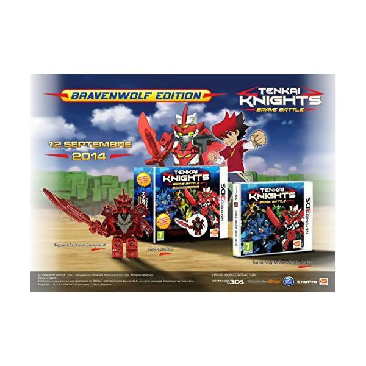 Acheter Bandai namco games Jeu vidéo Tenkai Knights - 3DS État correct - 12,89 € | Dero Bandai namco games Jeu vidéo Tenkai Knights - 3DS État correct Bandai Namco Entertainment reconditionné disponible sur Rue du Commerce Seconde Vie | Dero
