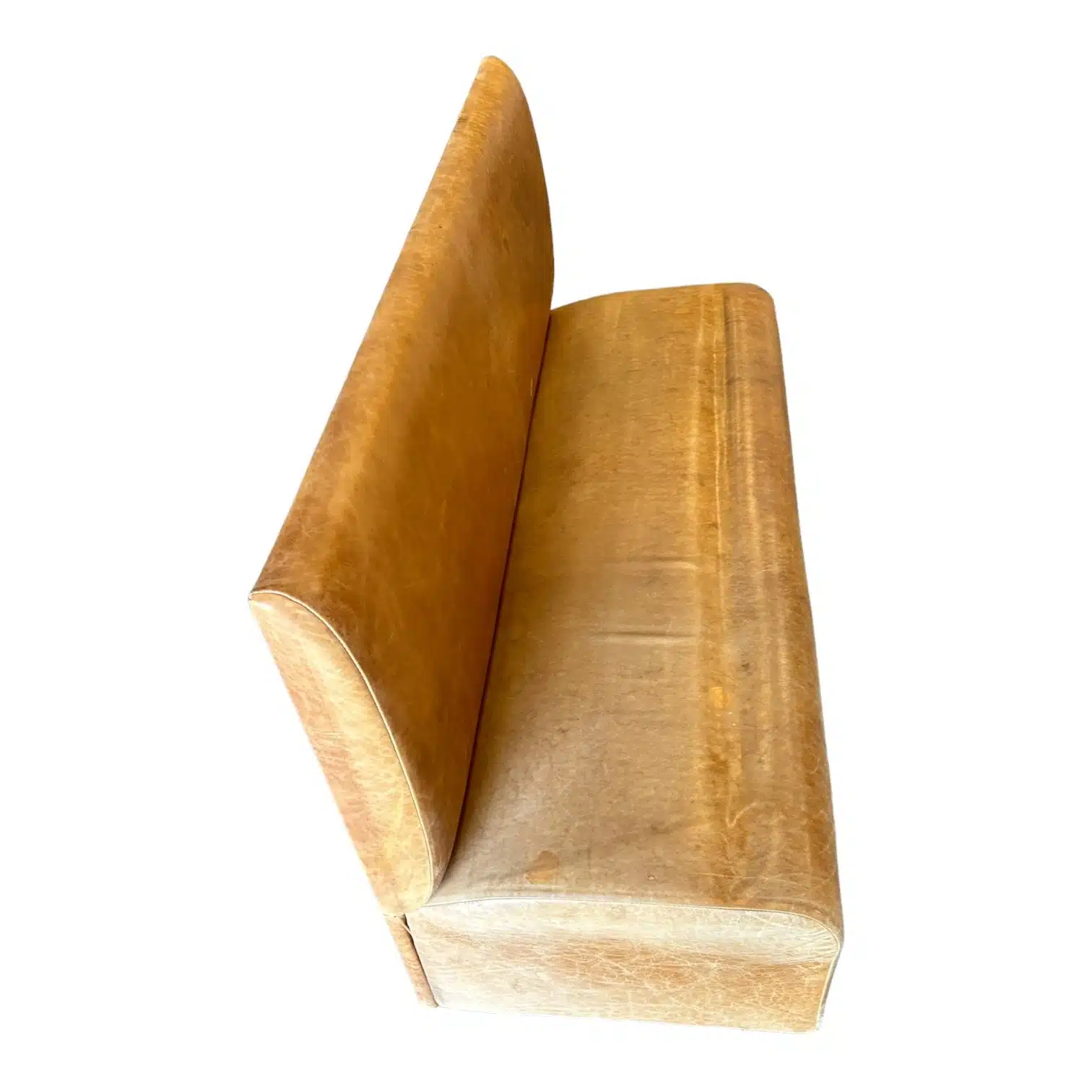 Banquette camel 134 cm d’occasion reconditionné photo 2