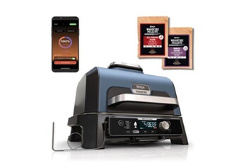 BARBECUE D'EXTERIEUR ET FUMOIR ELECTRIQUE NINJA WOODFIRE PRO CONNECT OG901EU Bon état - 332,99 € BARBECUE D'EXTERIEUR ET FUMOIR ELECTRIQUE NINJA WOODFIRE PRO CONNECT OG901EU Bon état Ninja reconditionné disponible sur Darty