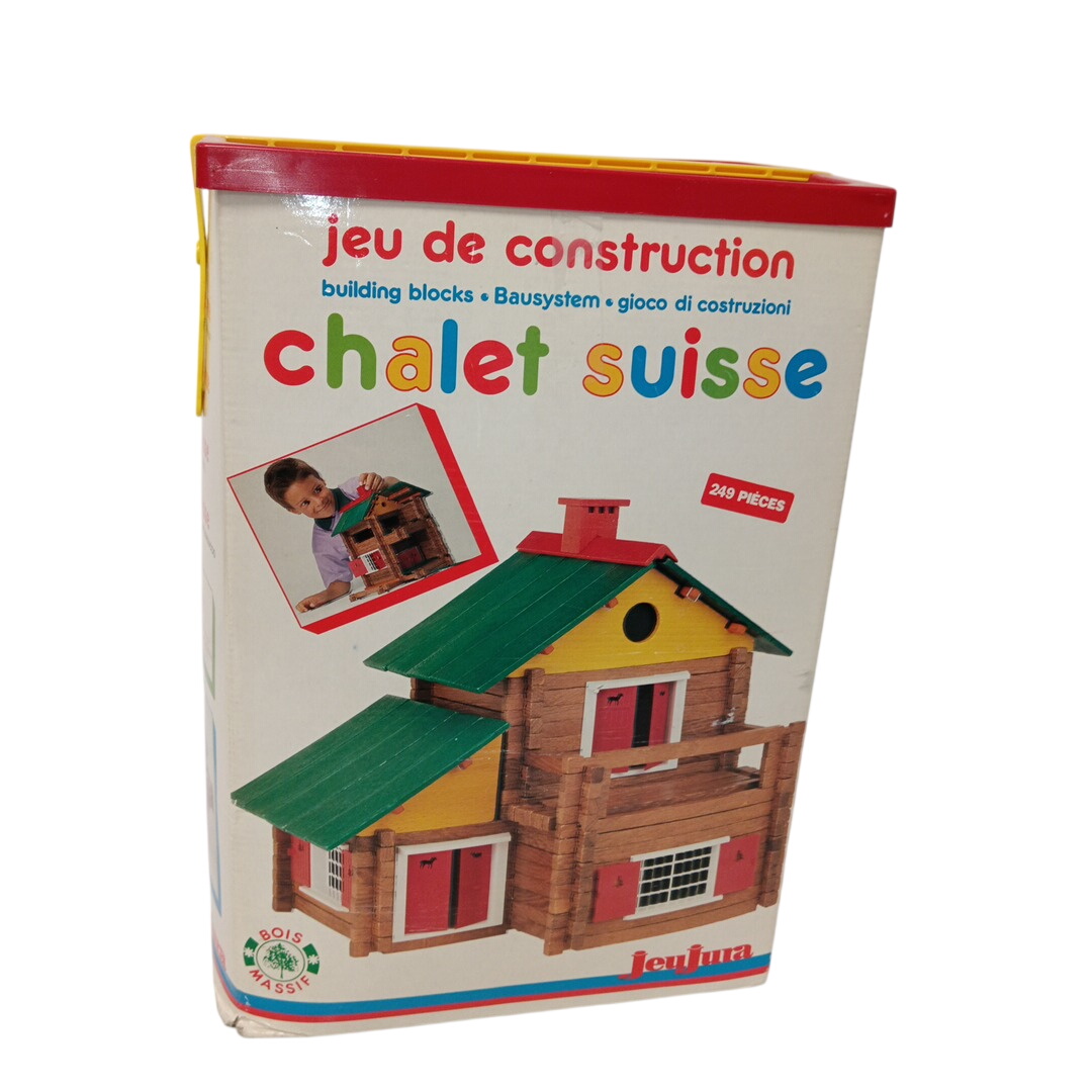 Acheter Baril Chalet en bois suisse Jeu Jura Très bon état - 11,00 € Baril Chalet en bois suisse Jeu Jura Très bon état reconditionné disponible sur Label Emmaüs
