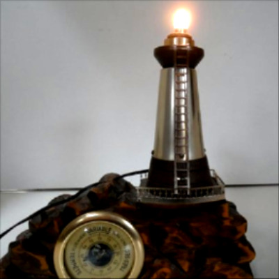 Voir photo 4 de Baromètre phare "Cancale" Baromètre phare "Cancale" Bon état reconditionné photo 4