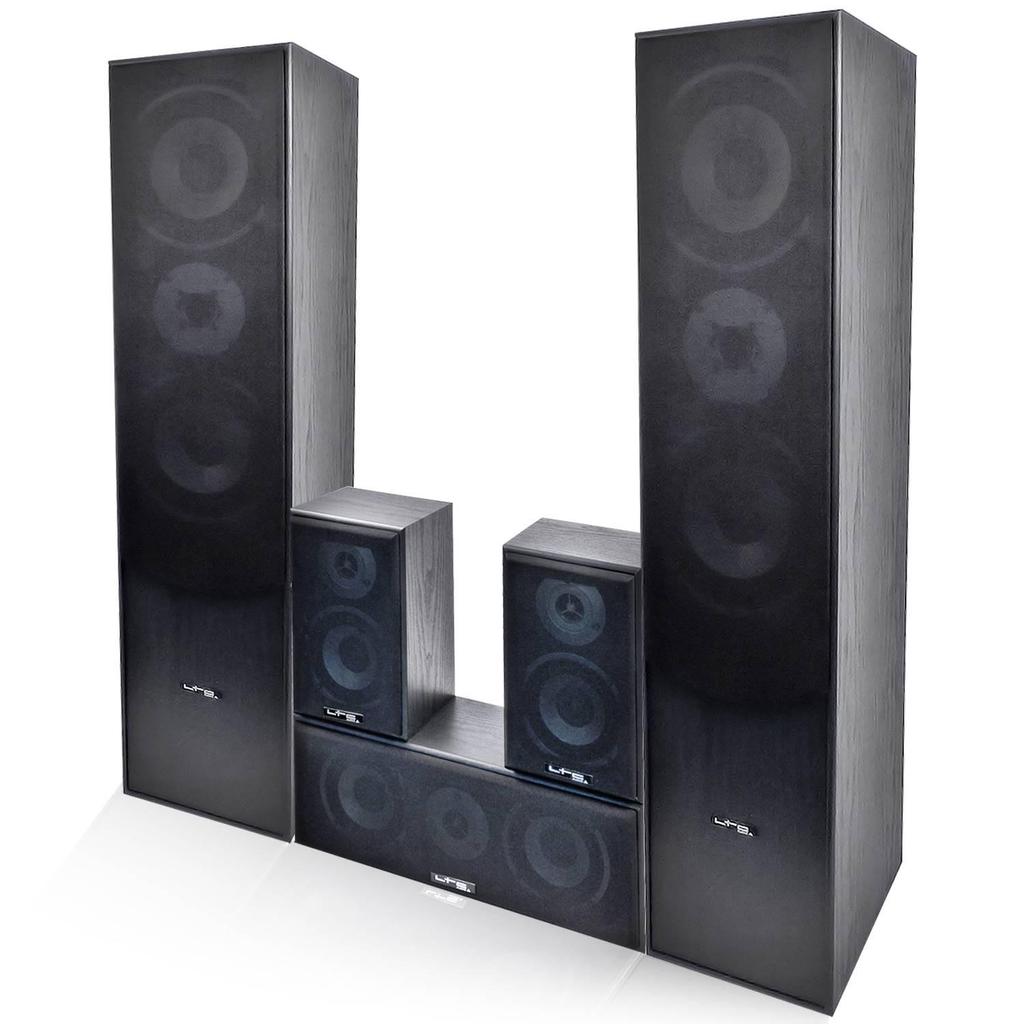 Barre de son Ensemble 5 enceintes E1004 noire Hifi / Home-Cinéma 850 W LTC - Noir Reconditionné - 189,99 € Barre de son Ensemble 5 enceintes E1004 noire Hifi / Home-Cinéma 850 W LTC - Noir Reconditionné N/A reconditionné disponible sur Backmarket