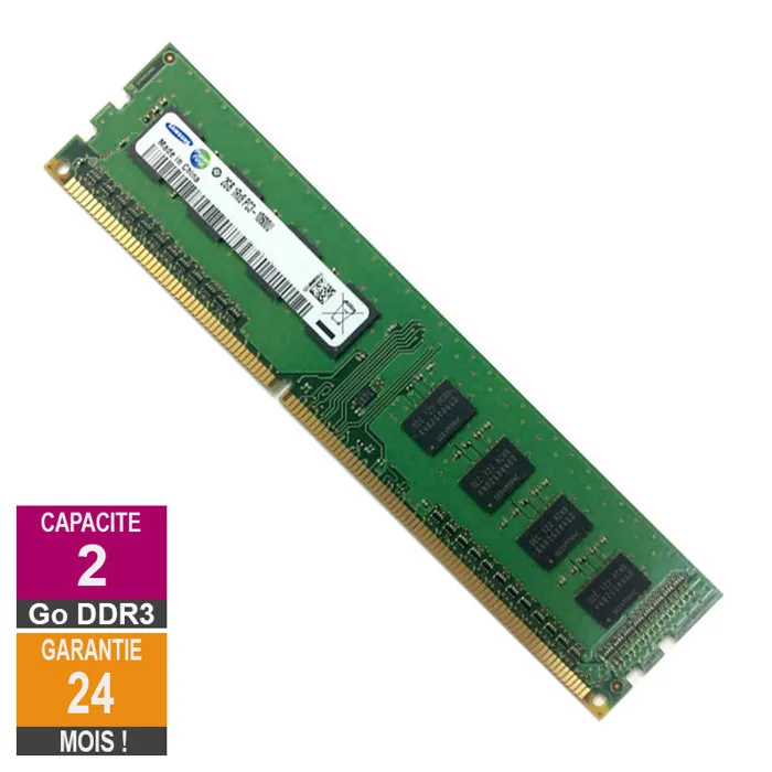 Barrette Mémoire 2Go RAM DDR3 Samsung M378B5773CH0-CH9 PC3-10600U 1333MHz 1Rx8 Reconditionné - 14,21 € Barrette Mémoire 2Go RAM DDR3 Samsung M378B5773CH0-CH9 PC3-10600U 1333MHz 1Rx8 Reconditionné Samsung reconditionné disponible sur Cdiscount Seconde Vie