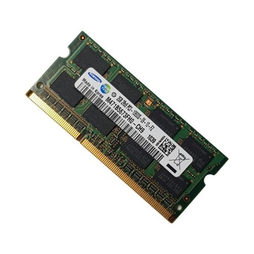 Barrette Mémoire 2Go RAM DDR3 Samsung M471B5673FH0-CH9 SO-DIMM PC3-10600S 2Rx8 État correct reconditionné disponible sur Fnac